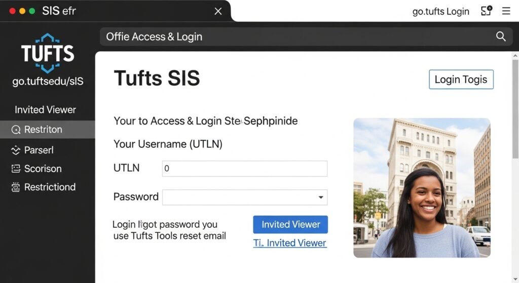 How to Access & Login to Tufts SIS
