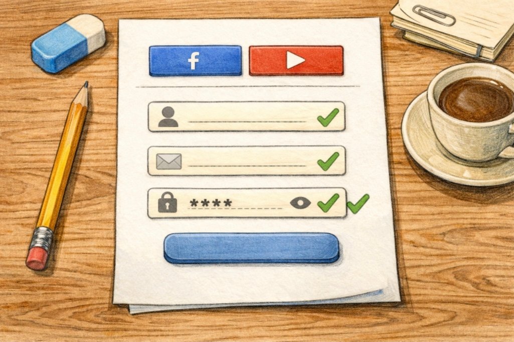 Modern Design Patterns for an Effective Web Sign-Up Process